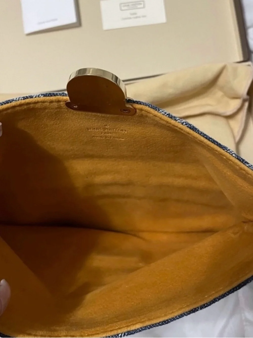 Louis Vuitton Monogram Denim Pochette